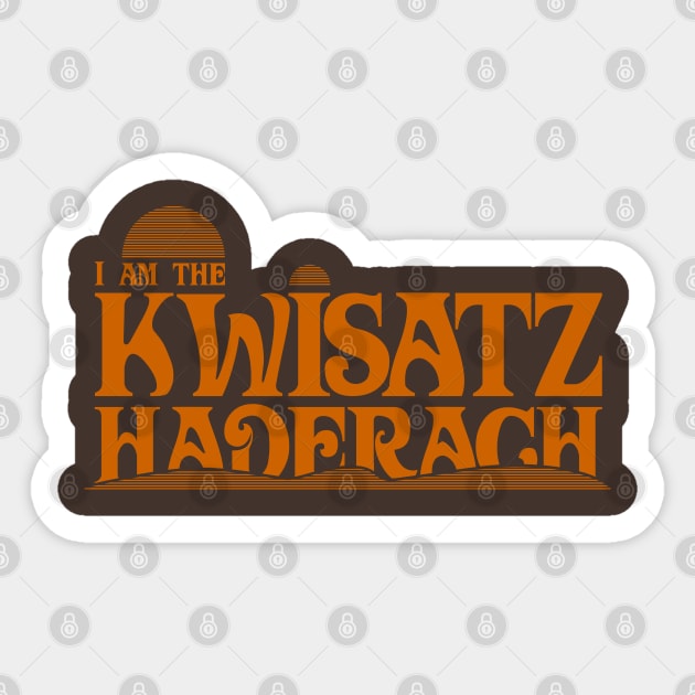 Kwisatz Haderach Sticker by synaptyx